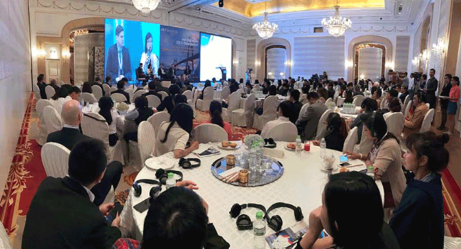 Ms. Jinhee Wilde, Founder (Ret.) of Wilde & Associates, is a featured speaker at the recent EB-5 conference held in Ho Chi Min City (Saigon) Vietnam